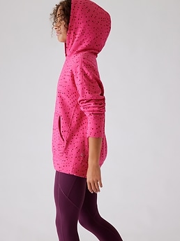 Lululemon Apres Yoga Pullover Fleece Hoodie/ Womens Size 8/ Thumb Holes