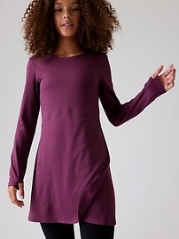 View large product image 5 of 5. Athleta Girl Chit Chat Long Sleeve Dress