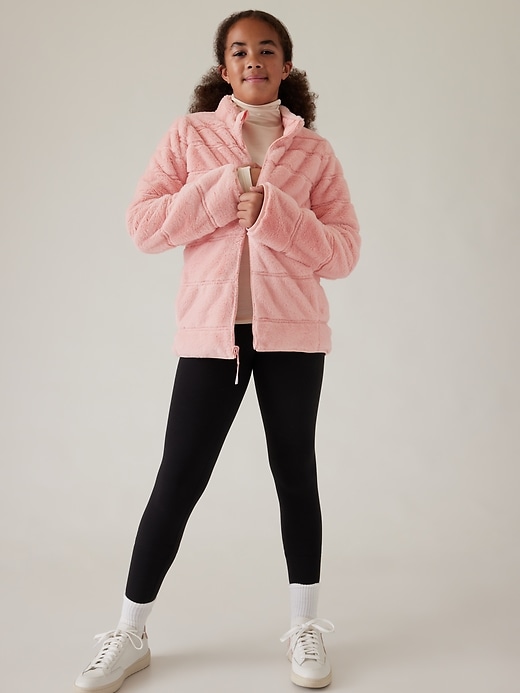 Image number 6 showing, Athleta Girl Reversible Warm + Fuzzy Jacket