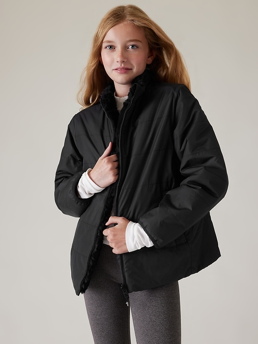 Image number 1 showing, Athleta Girl Reversible Cool Days Jacket