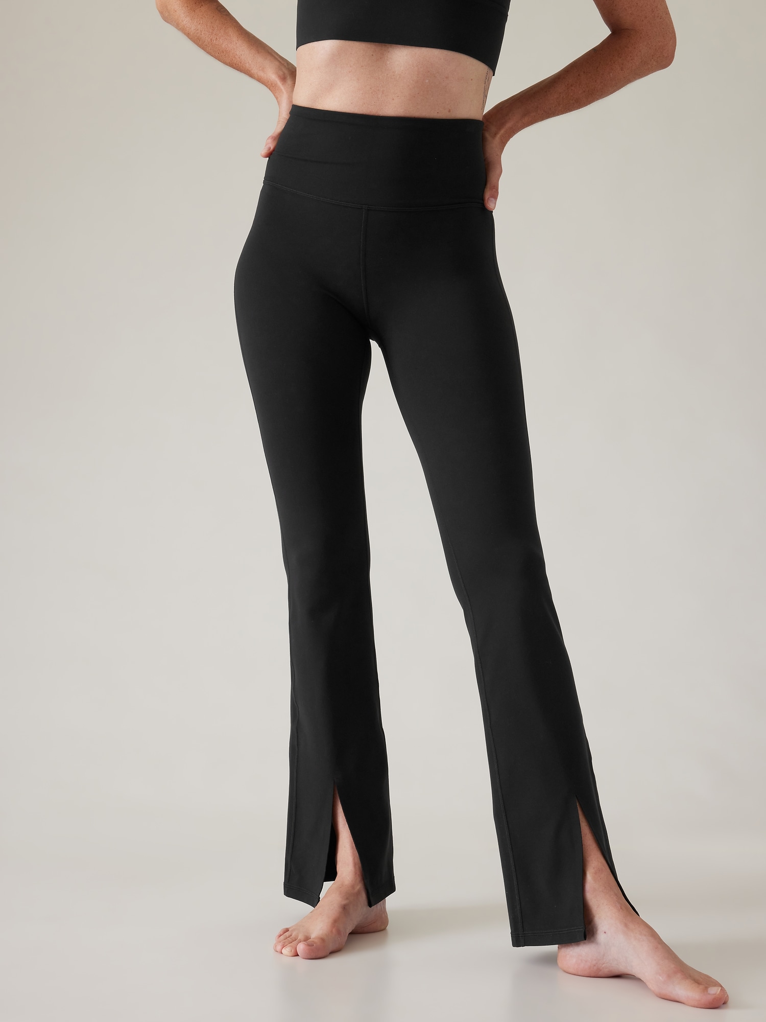 Athleta Elation Women's Flare Pants -Black, Size Large/Tall