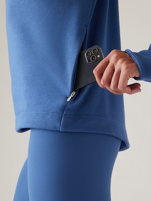 Image number 5 showing, Cozy Karma Twist Neck Sweatshirt