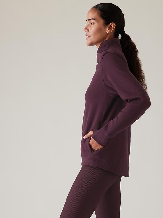 Image number 4 showing, Cozy Karma Twist Neck Sweatshirt