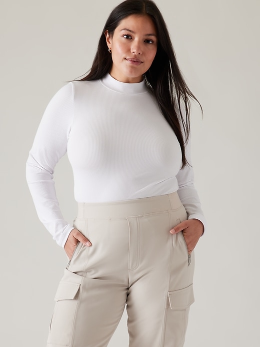 Image number 4 showing, Renew Seamless Mock Neck Top