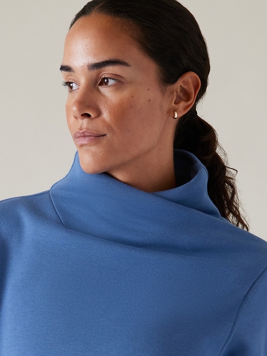 Image number 6 showing, Cozy Karma Twist Neck Sweatshirt