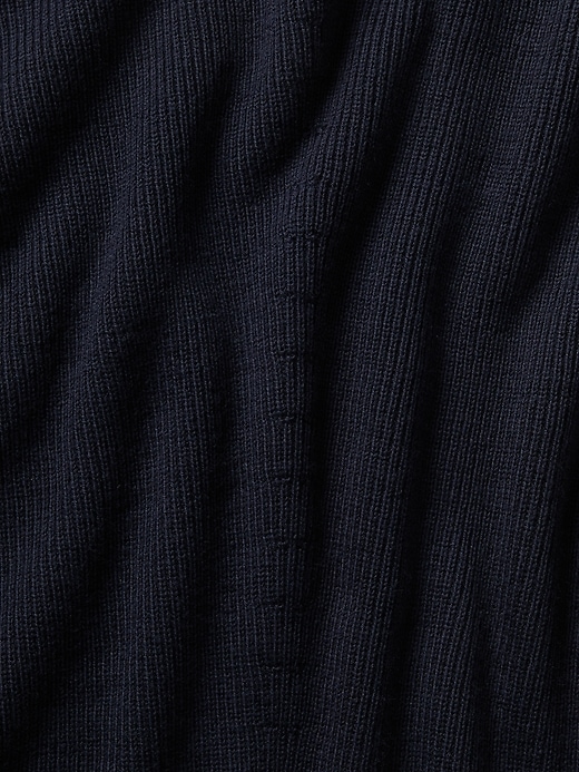 2 of 8 showing, with the color Navy of product Hanover Refined V-Neck Sweater