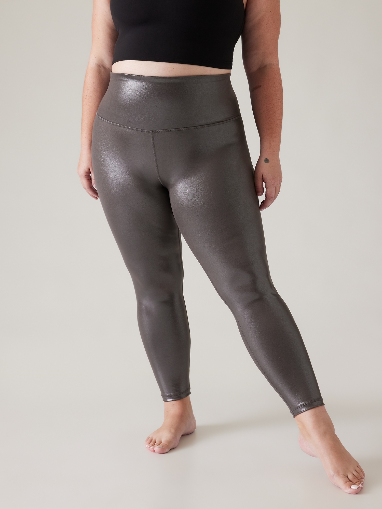 A New Day High Waisted Leggings Gray #-011