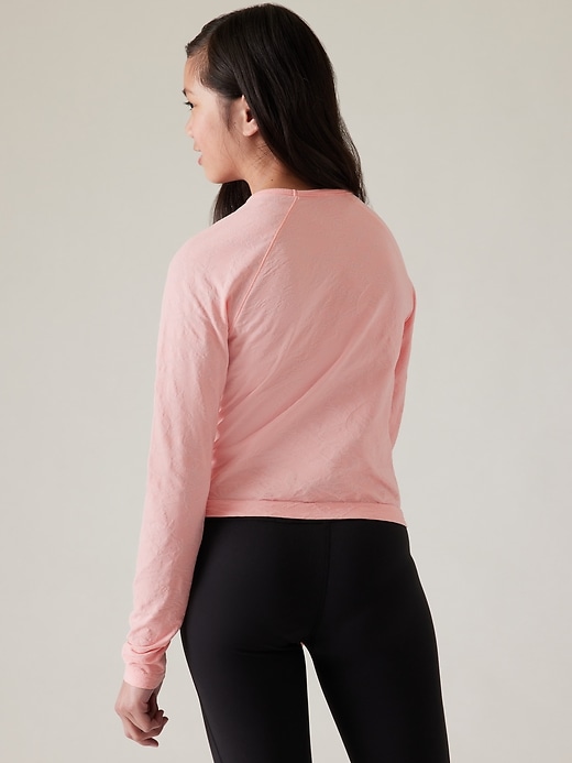 Image number 3 showing, Athleta Girl Power Up Seamless Sport Length Top
