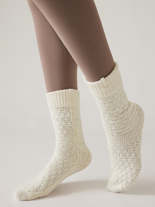 View large product image 2 of 3. Cozy Does It Sock