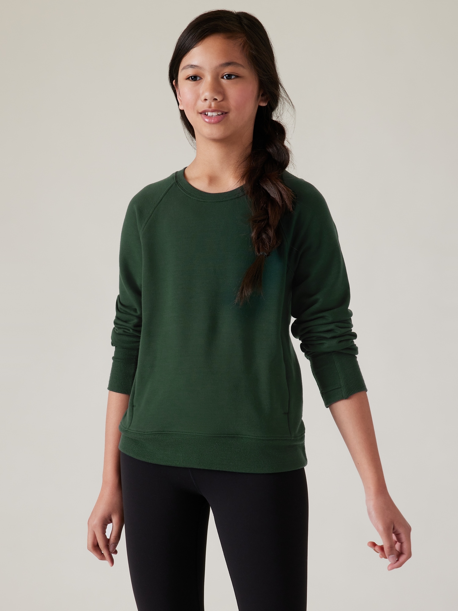 Women's Beautifully Soft Fleece Lounge Sweatshirt - Stars Above™ Charcoal  Gray XS