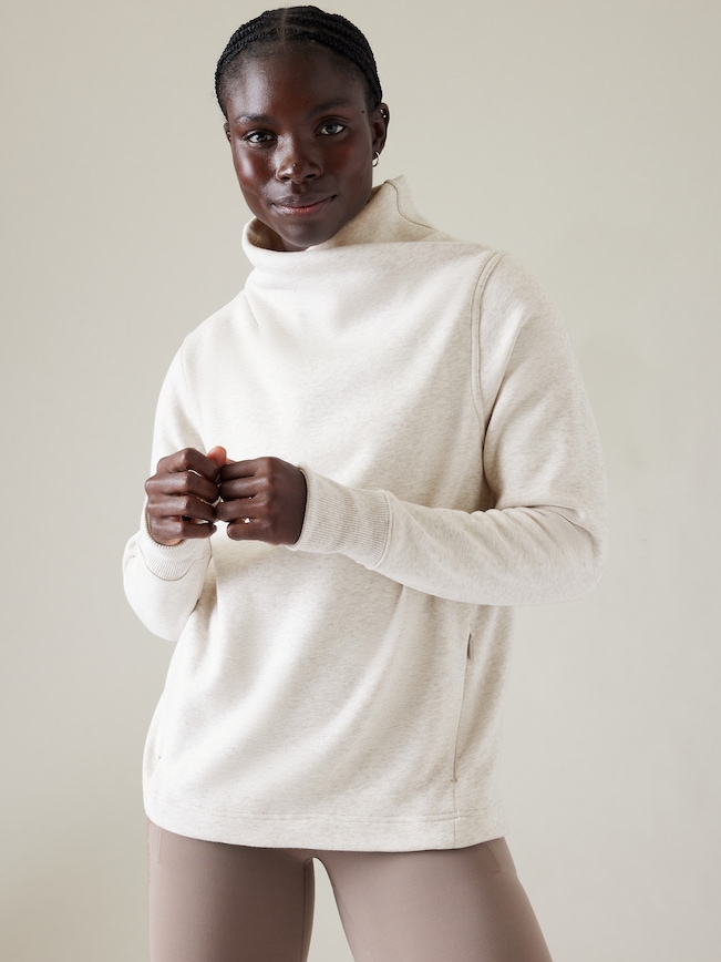 Cozy Karma Twist Neck Sweatshirt