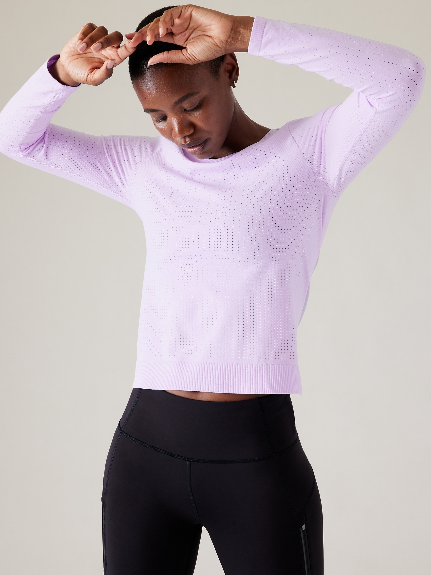 athleta running tops