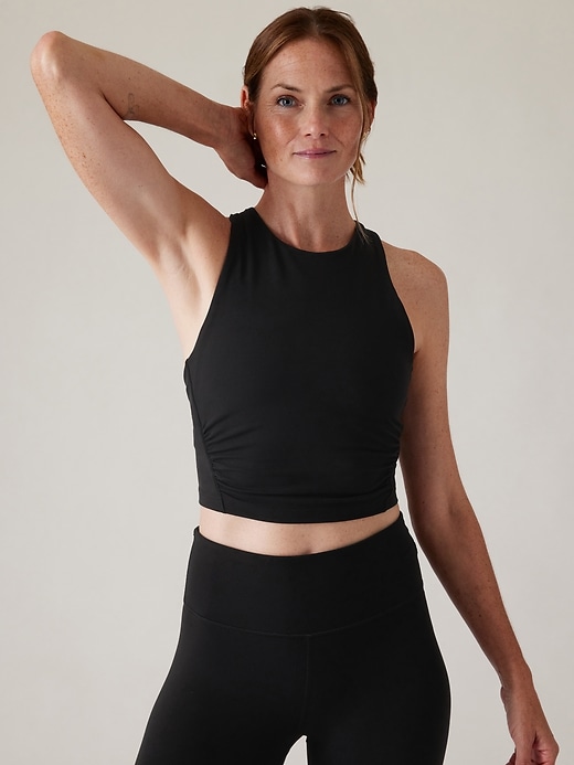 Image number 3 showing, Conscious Twist Crop Bra A-C