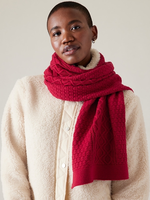 Image number 1 showing, Cozy Does It Scarf