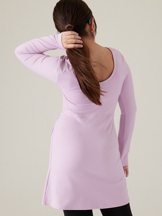 View large product image 2 of 6. Athleta Girl Chit Chat Long Sleeve Dress