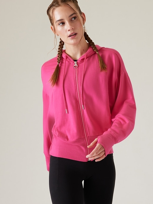 1 of 8 showing, with the color Tulip Pink of product Balance Sweatshirt