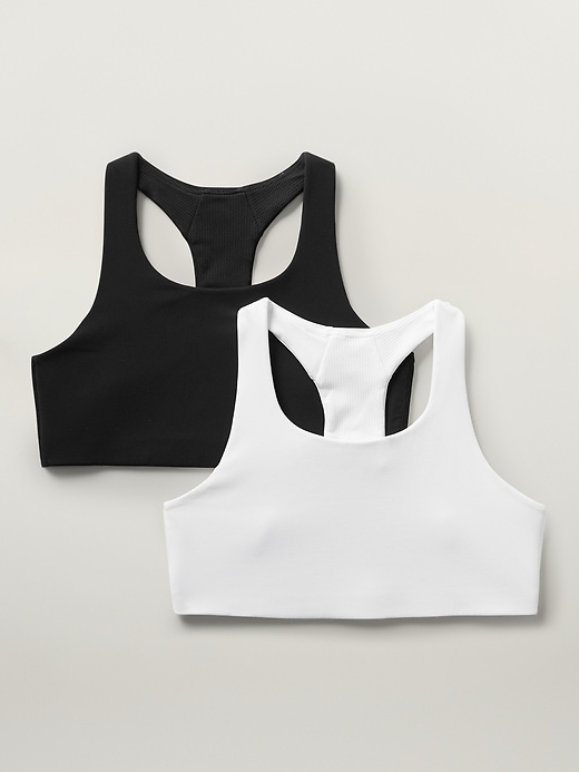 Image number 1 showing, Athleta Girl Cloud Racerback Bra 2-Pack