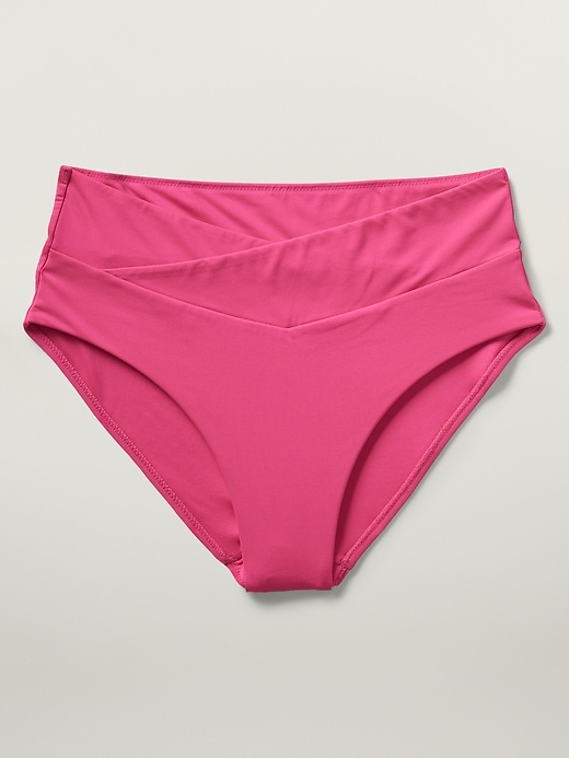 Image number 3 showing, High Waist Crossover Bikini Bottom