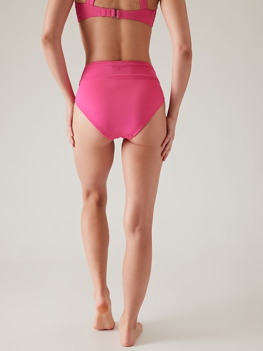 Image number 2 showing, High Waist Crossover Bikini Bottom