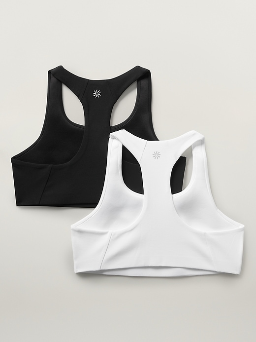 Image number 2 showing, Athleta Girl Cloud Racerback Bra 2-Pack