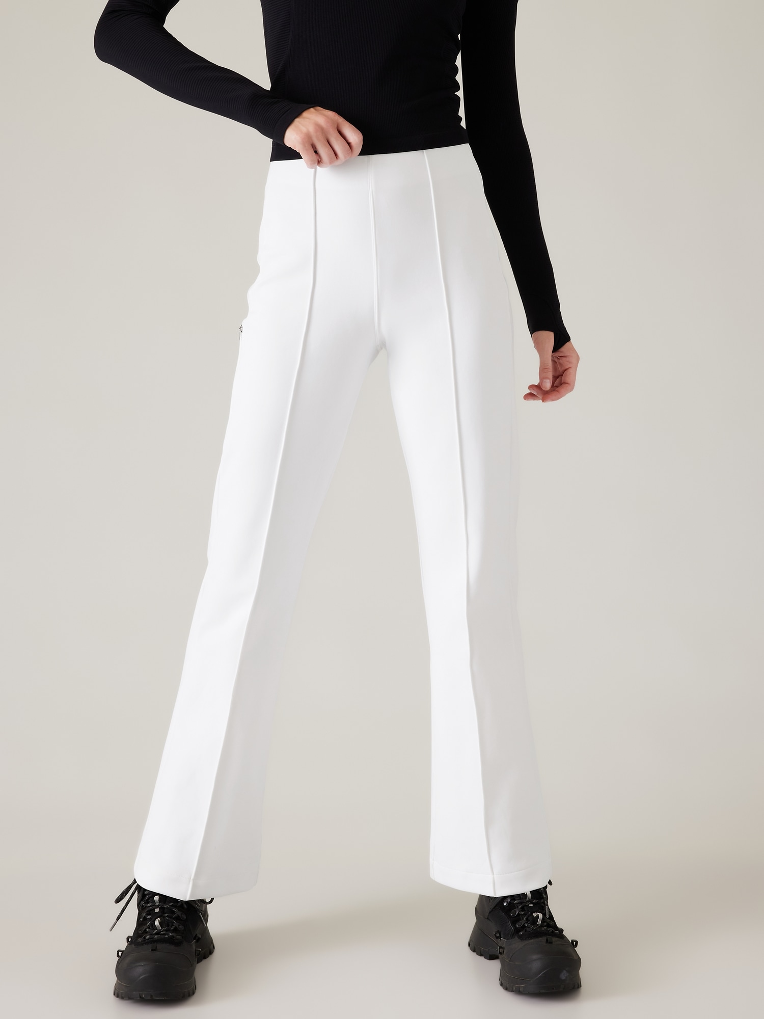Aayomet Sweatpants Women Women's Wide Leg Pants Flowy Drape Ruffle  Drawstring Waist Pants Big And Tall Beach Pants,White S