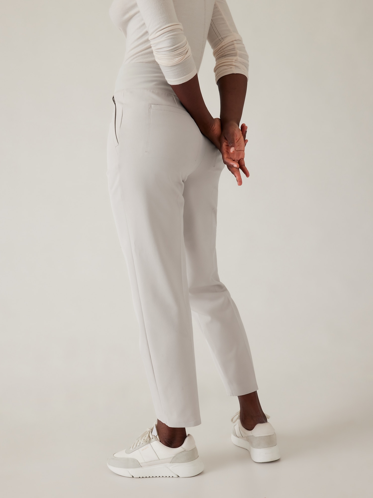 Buy STOP Solid Regular Fit Polyester Womens Formal Pants