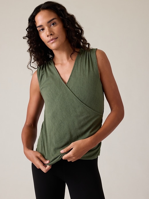 Image number 1 showing, Breezy Wrap Tank