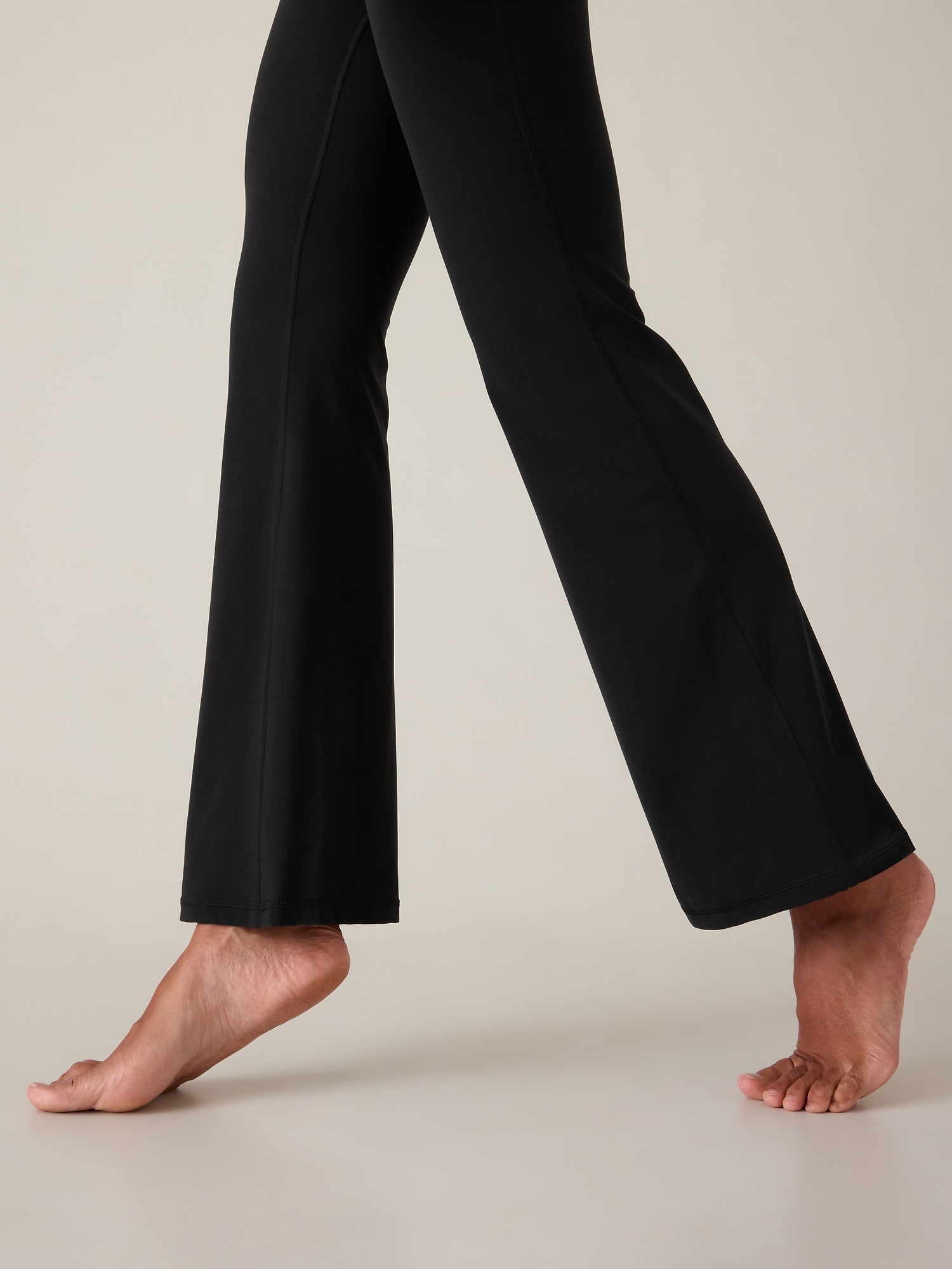 YOURS BESTSELLER Curve Black Wide Leg Pull On Stretch Jersey Yoga Pants