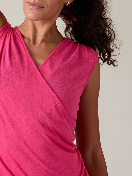 Image number 4 showing, Breezy Wrap Tank