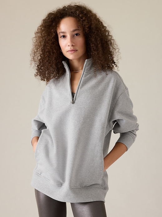 Image number 1 showing, Forever Fleece 1/4 Zip Sweatshirt