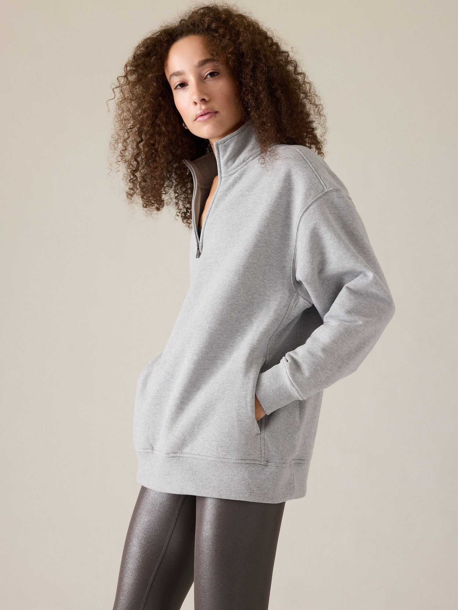 Forever Fleece 1/4 Zip Sweatshirt | Athleta