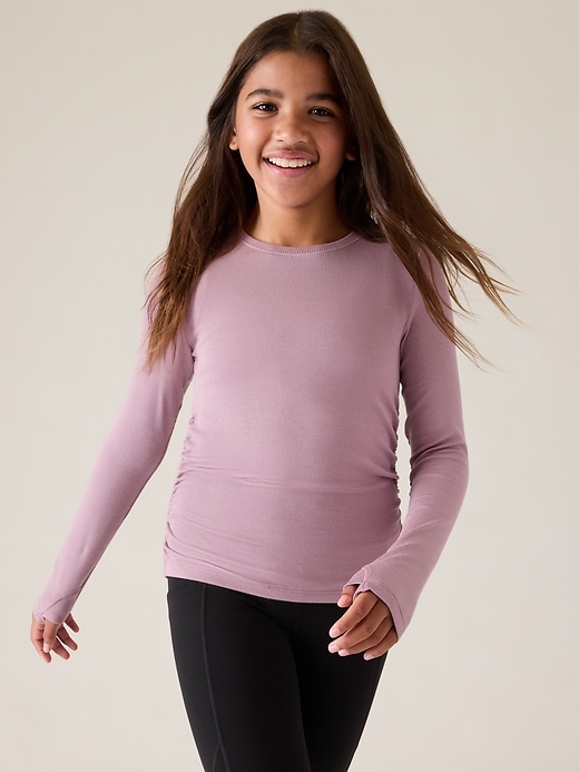 Athleta Girl Ready and Ruched Rib Top | Athleta