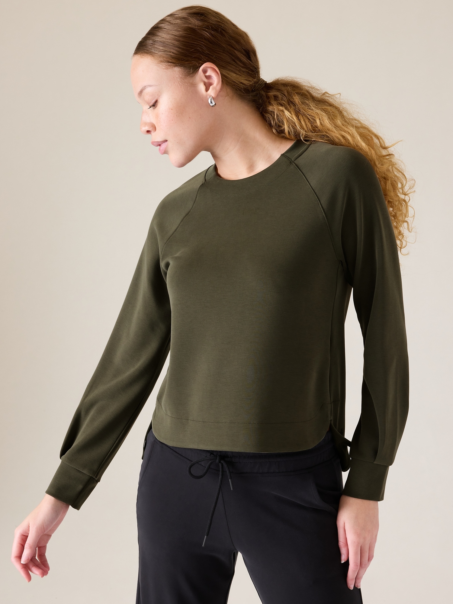 Athleta Women's Seasoft Crewneck Sweatshirt Plus Size 2x