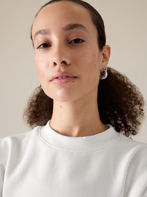 Forever Fleece Crewneck Sweatshirt - White