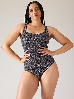 One-piece swimsuit Athleta Black size L International in Not specified -  27237520