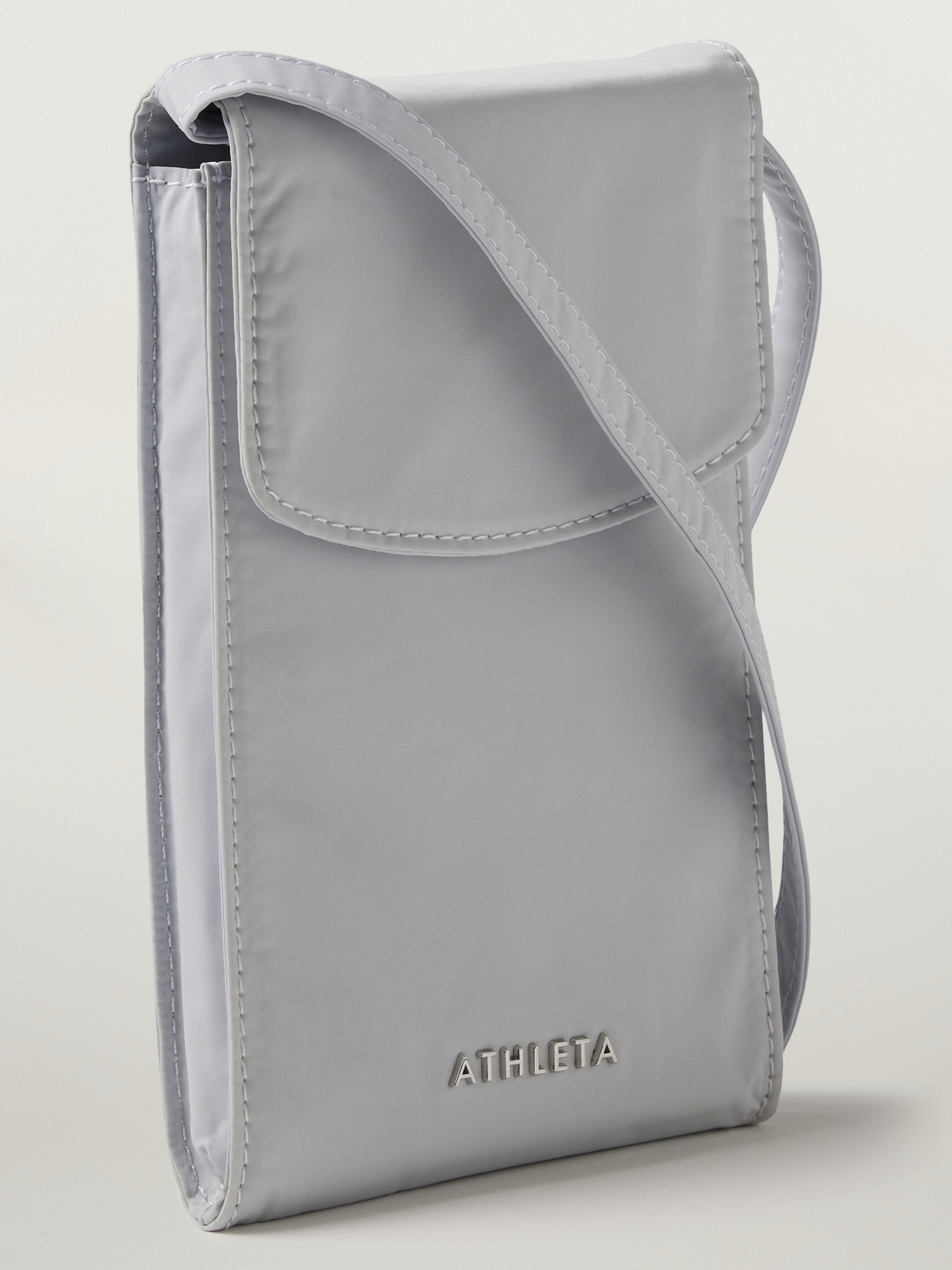 Athleta All About Phone Crossbody Bag In Gray