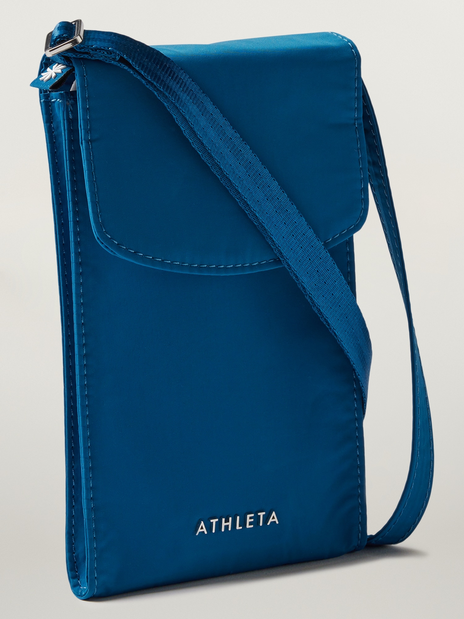 Athleta All About Phone Crossbody Bag In Blue