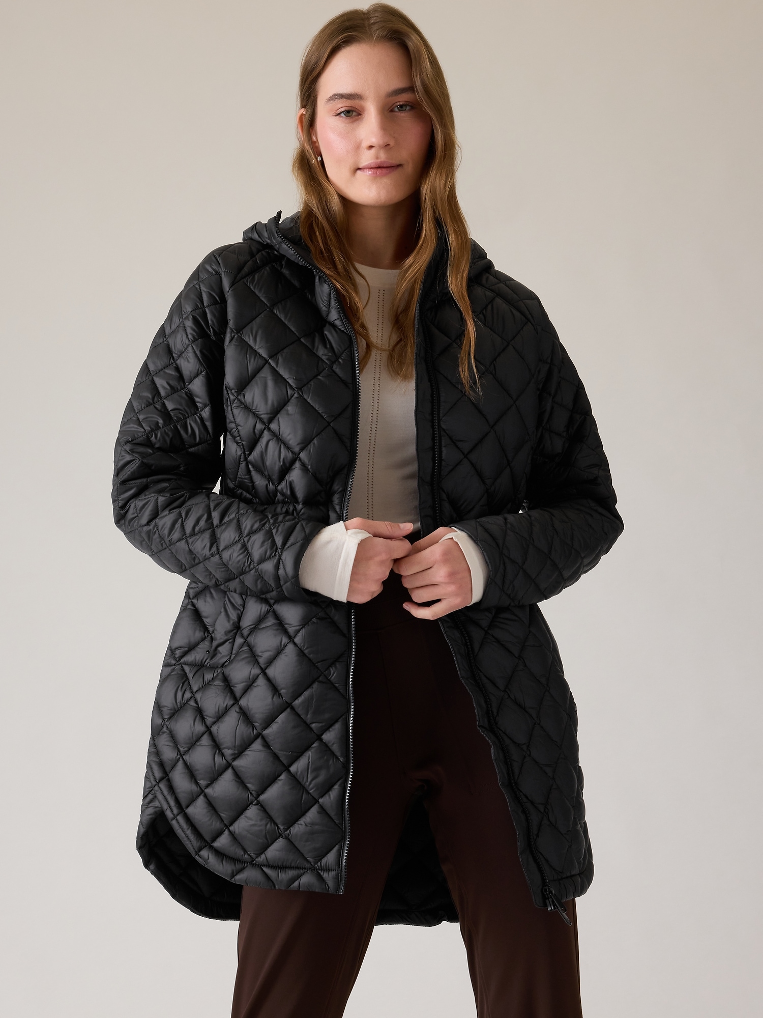 Mountain Warehouse Seasons Womens Padded Jacket - Winter Warm Coat Beige 0