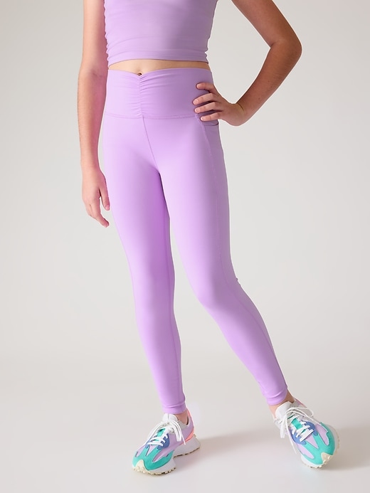 Image number 1 showing, Athleta Girl Transcend Ruched Tight