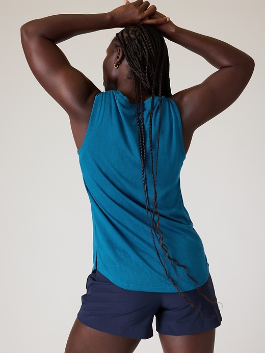 2 of 8 showing, with the color Dark Lapis Blue of product Breezy Tank