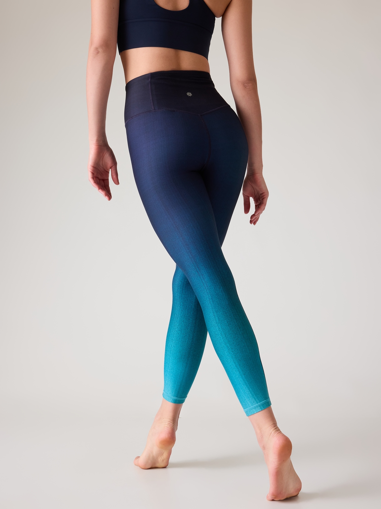 Blue Ombre 4-D fit Yoga Pants
