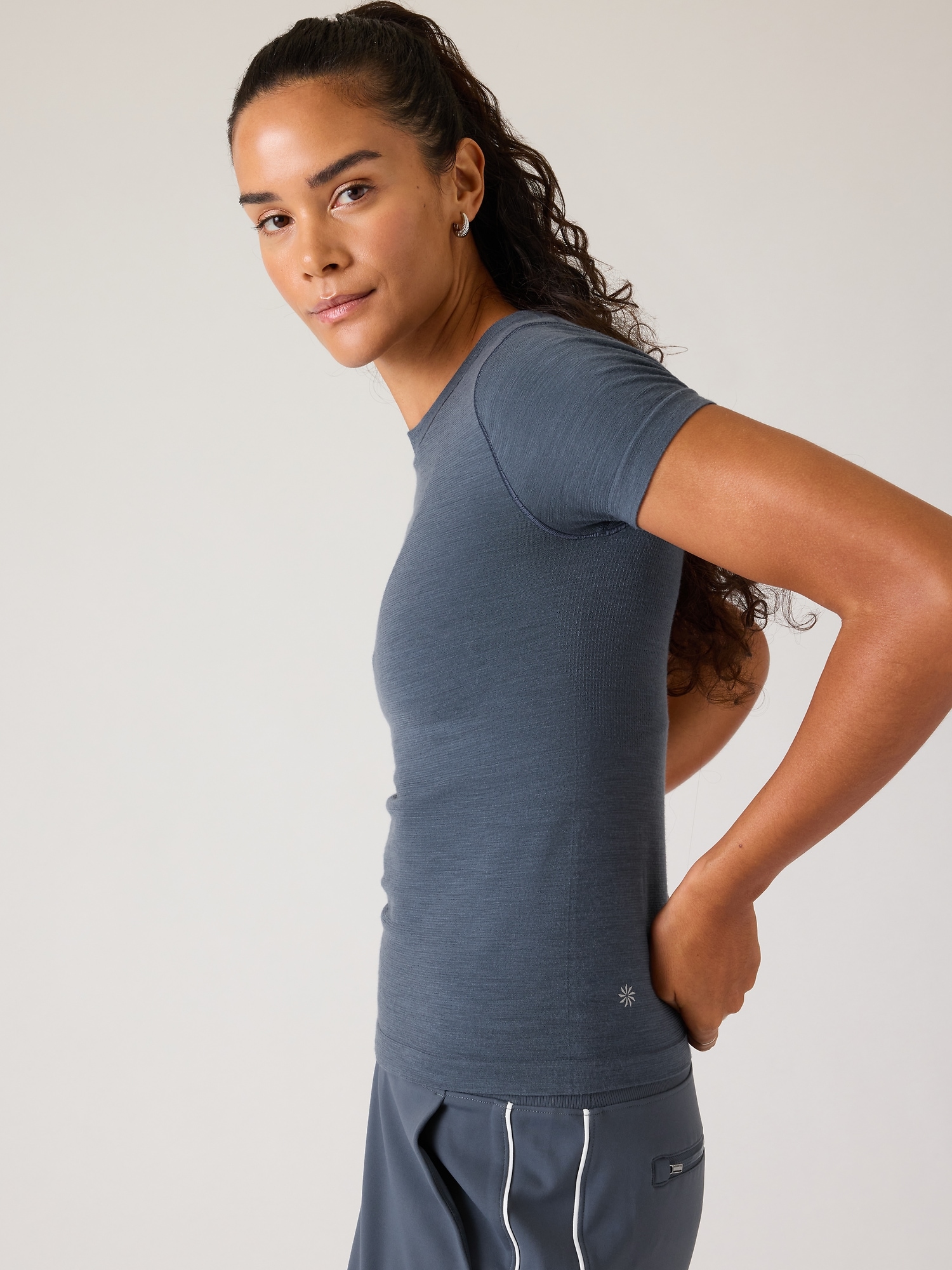 Athleta Gray Active Pants Size 10 (Tall) - 55% off