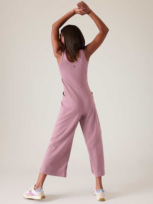 2 of 8 showing, with the color Cascadia Violet of product Athleta Girl Stash Your Treasures Jumpsuit