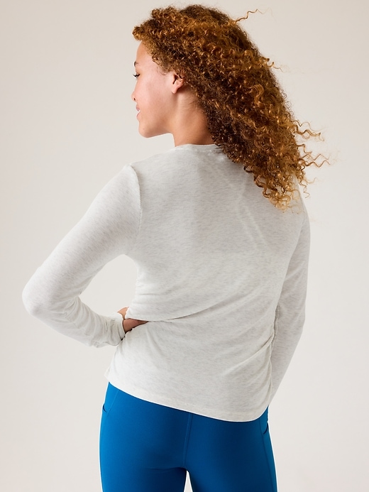 Image number 3 showing, Athleta Girl Ready and Ruched Rib Top