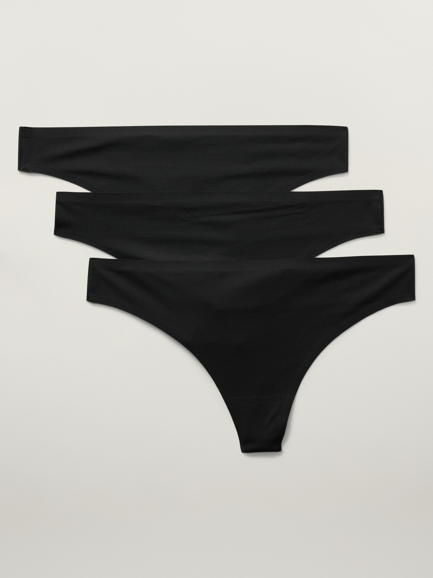 Athleta Ritual Thong Underwear 3-pack In Black