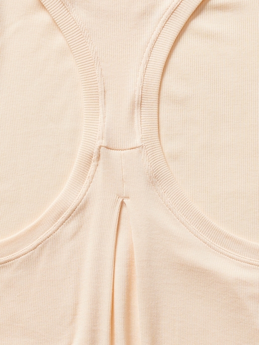 2 of 8 showing, with the color Carnation Peach Rib of product Ease In Rib Tank