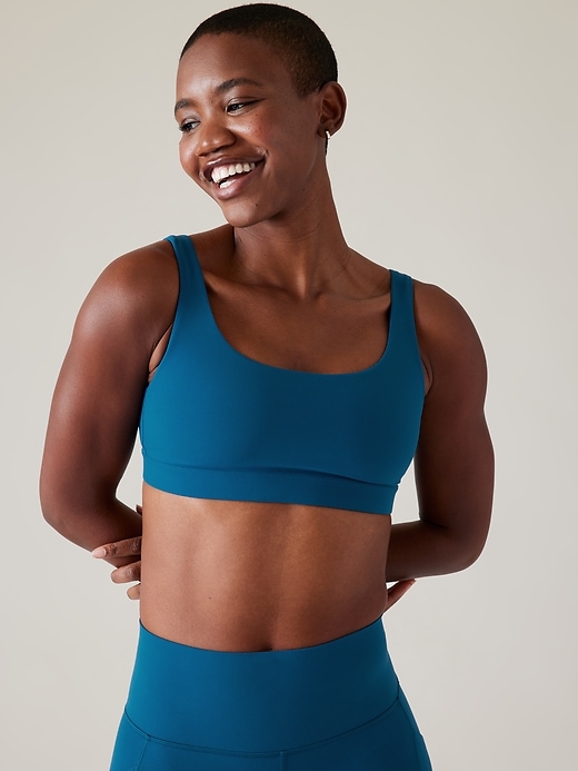 2 of 8 showing, with the color Dark Lapis Blue of product Exhale Bra A-C