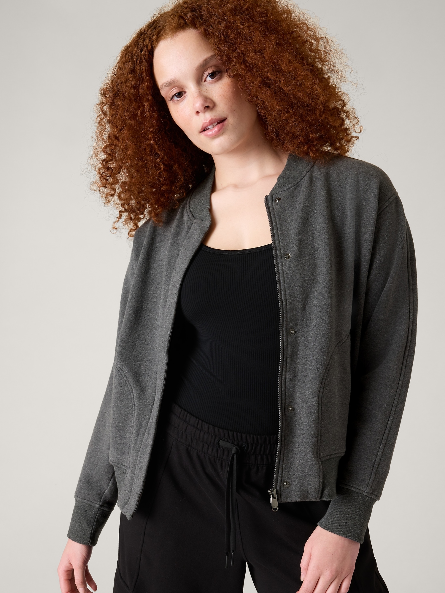 Retroplush Bomber Jacket | Athleta