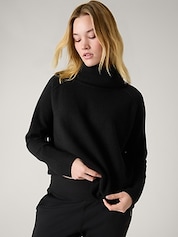 Tops Black Wraps | Sweatshirts & Athleta