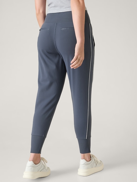 Image number 6 showing, Venice High Rise Track Stripe Jogger